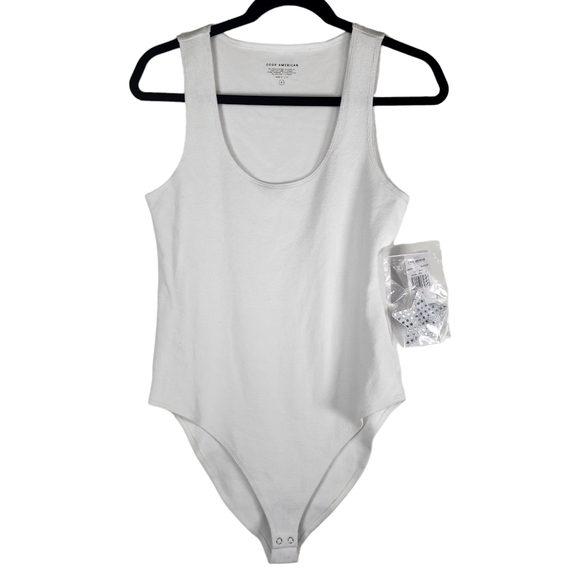 GOOD AMERICAN Womens 4 The Feel Good Body Bodysuit Sleeveless Tank Top Stars New - Picture 2 of 10